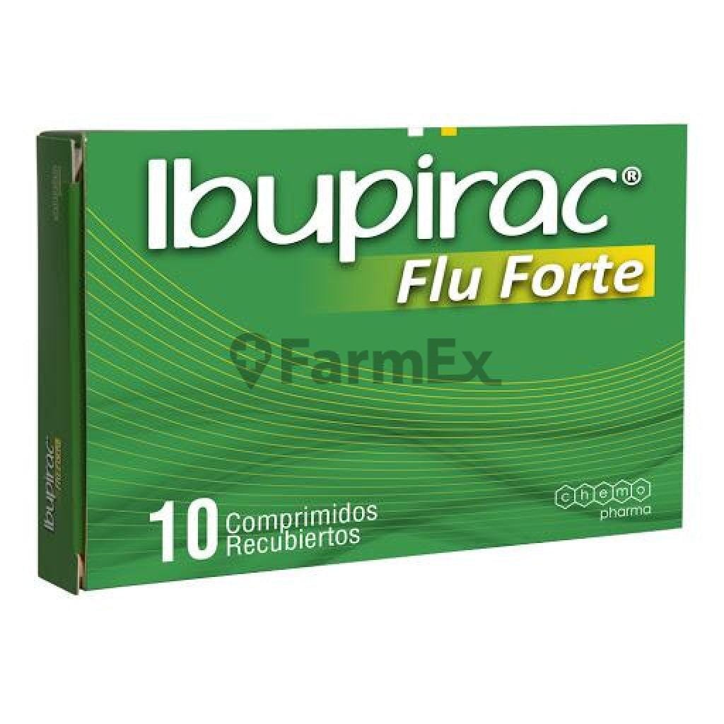 Ibupirac Flu Forte x 10 comprimidos Farmex-VidaTres-Persistente